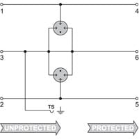 Weidmuller - VSSC6 GDT 110VAC/DC10kA f. E