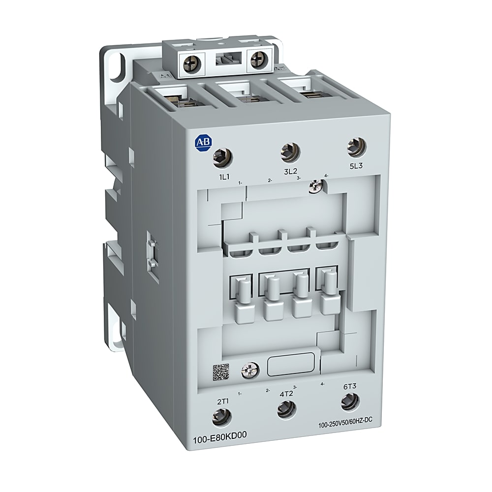 Allen-Bradley - 100-E MCS-E CONTACTOR,80A,AC3 DUTY,24-60