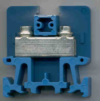 Allen-Bradley - Rail MTD 1P 55A 600V BL Lg SCR TERM BLCK