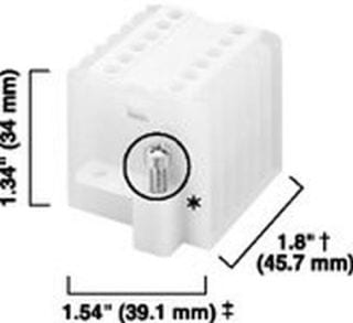 Allen-Bradley - High Density 6 Pole Panel Mount Block