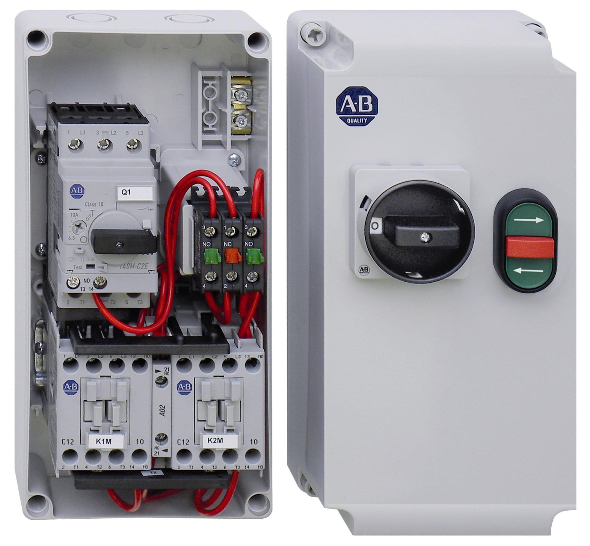 Allen-Bradley - Beiliegend Reversing Combo Starter