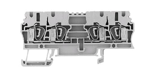 Allen-Bradley - Side-by-Side 2Ckt Feed-Through Blk,2.5mm