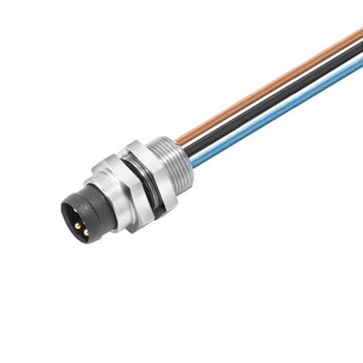 Weidmuller - SAIE-M8R-3-0.5U-FP-M8 RundSt.Verb.
