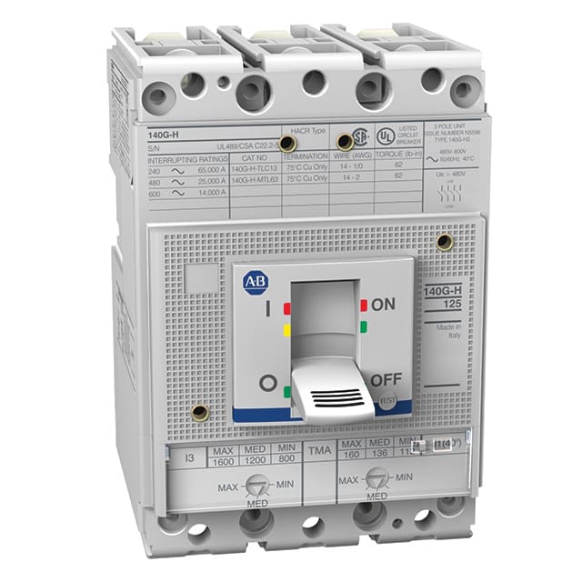 Allen-Bradley - 140G 160A Frame Molded Case Ckt-Bkr