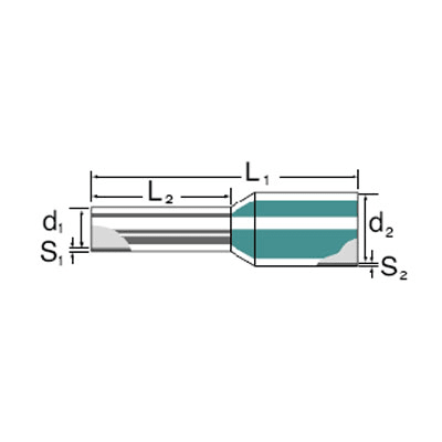 Weidmuller - H0,75/16 ZH W Aderendhuelse