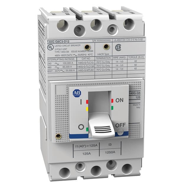 Allen-Bradley - 140G 125A Frame Molded Case Ckt-Bkr