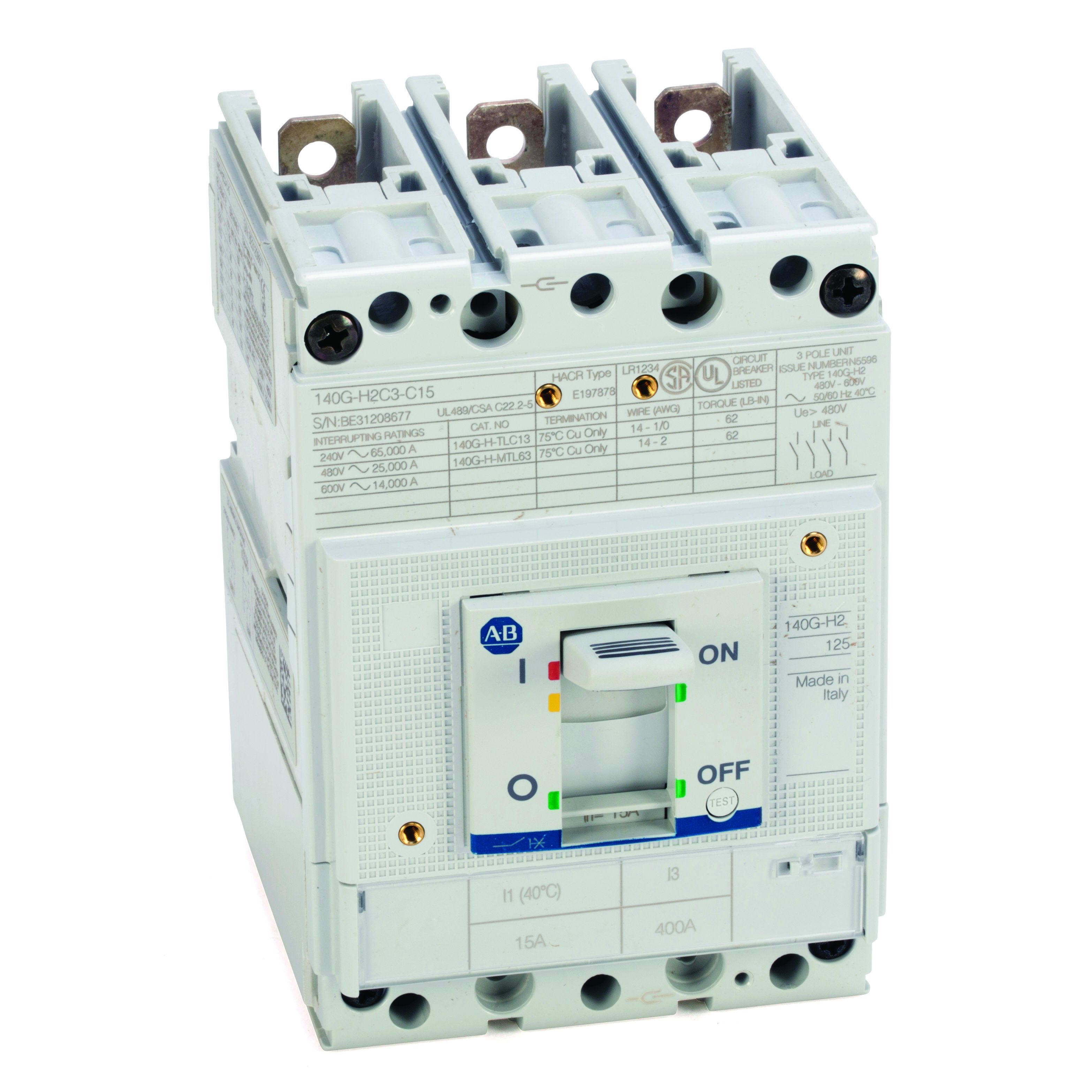 Allen-Bradley - 140G 125A Frame Molded Case Ckt-Bkr