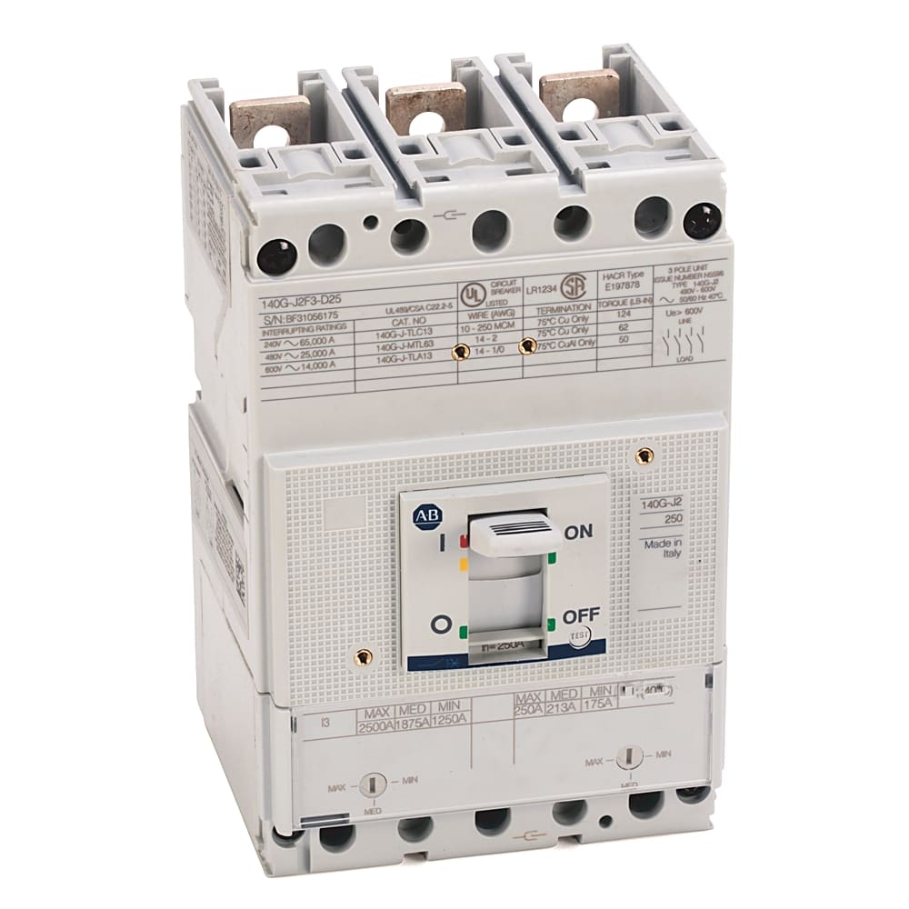 Allen-Bradley - 140G 160A Frame Molded Case Ckt-Bkr