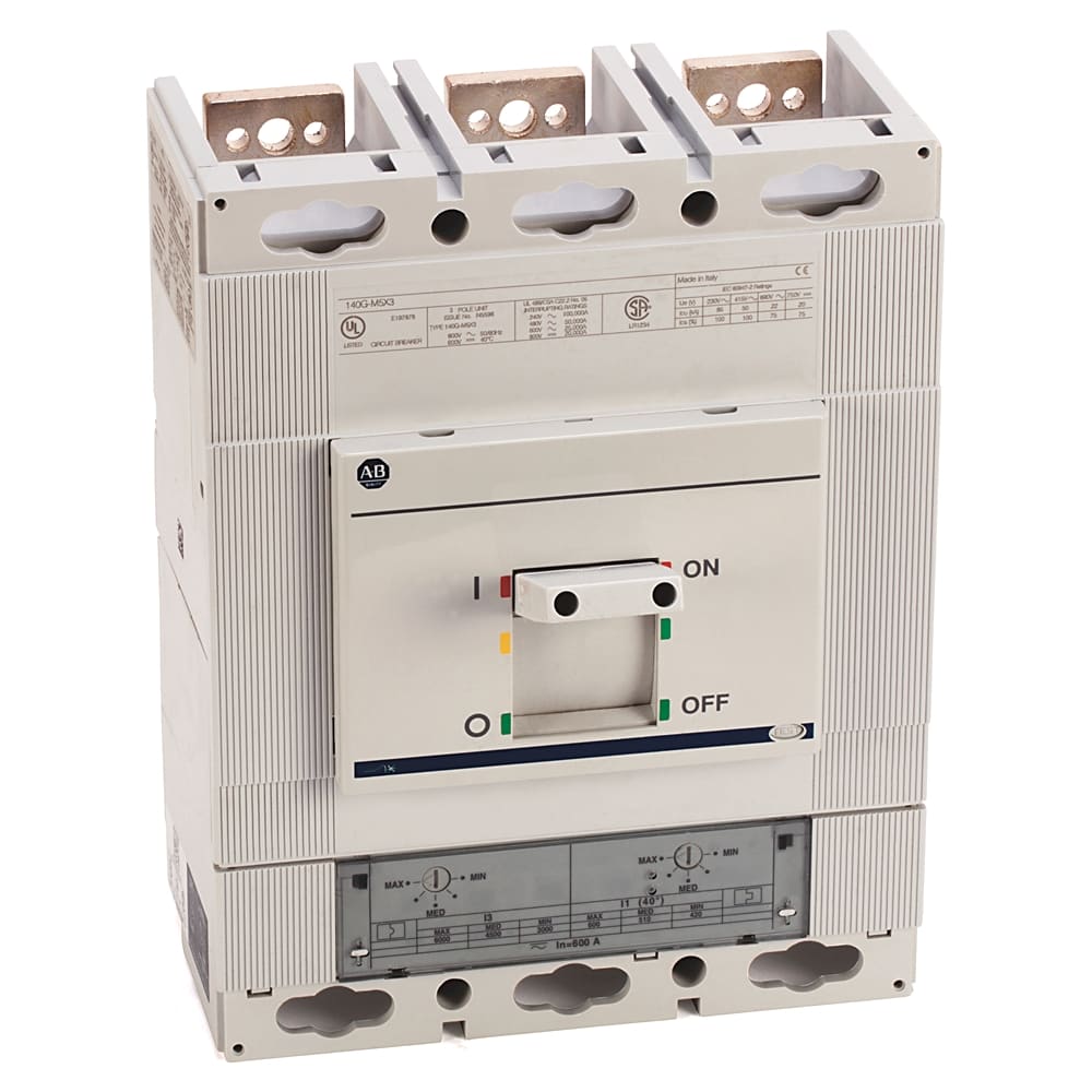 Allen-Bradley - 140G 600A Frame Molded Case Ckt-Bkr