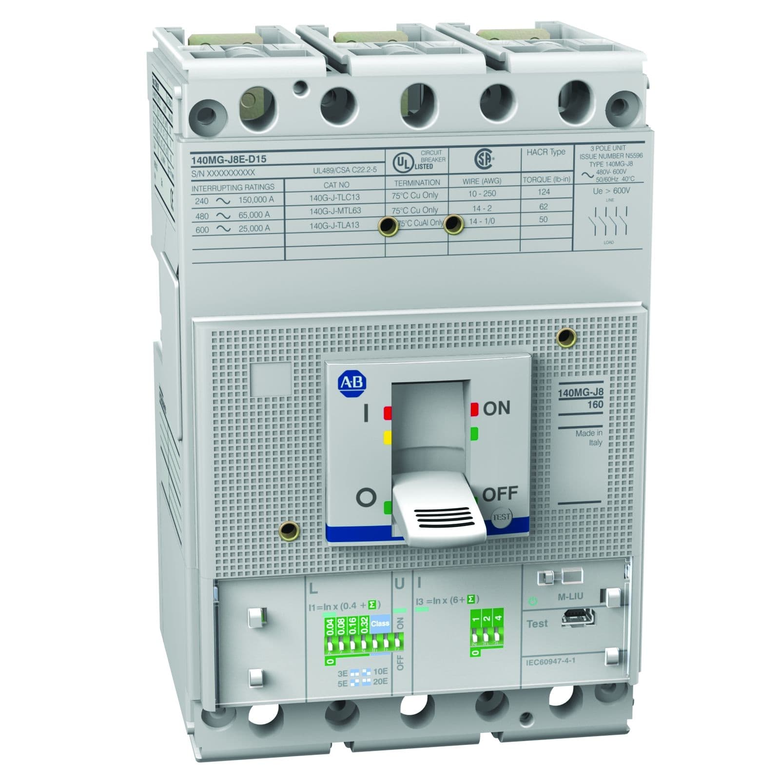 Allen-Bradley - 140MG 225A Frame Mtr-Ckt Protector