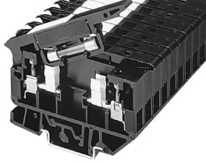 Allen-Bradley - Klemme, 4 mm2 m. Glimmlampe, schwarz