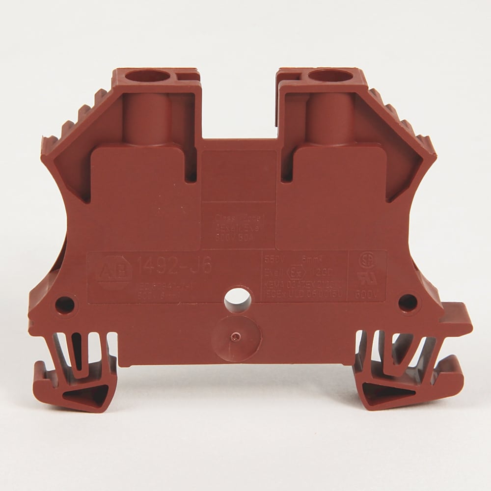 Allen-Bradley - Durchgangsklemme, 6mm2, rot