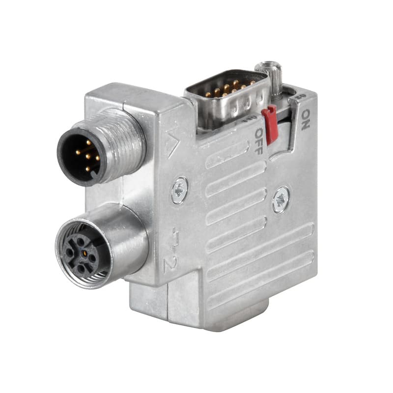 Weidmuller - CAN SUB-D M12 TERM PS I/O-Steckverbinder