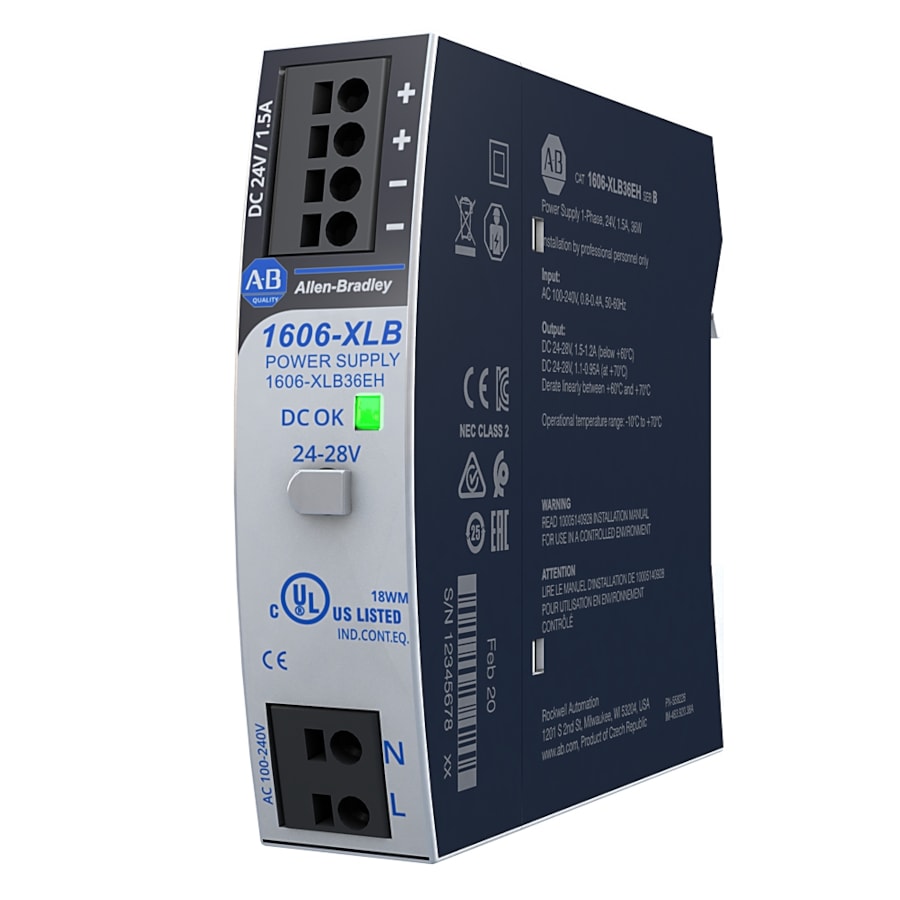 Allen-Bradley - XLB Power Supply 36W 24VDC 1.3A