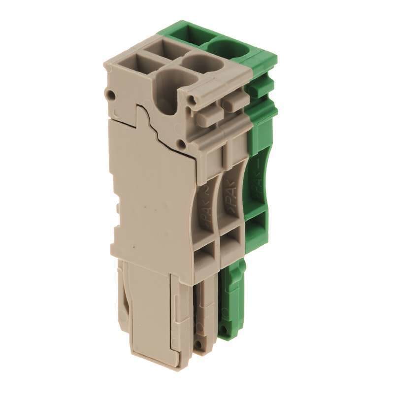 Weidmuller - ZP 2.5/1AN/3 GN/BE Klemme