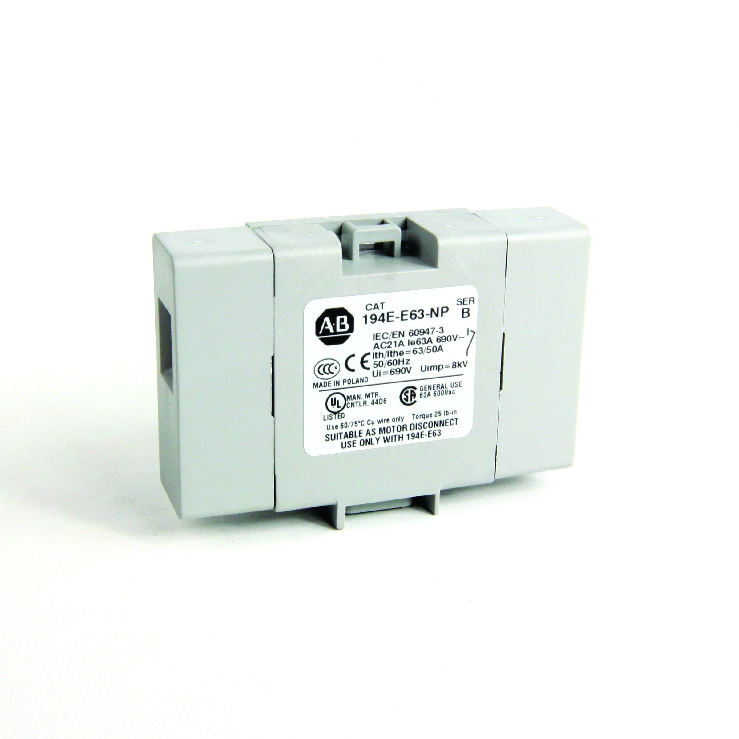 Allen-Bradley - Vierter Pol, 1 Fruehschliesser, 194E-E63