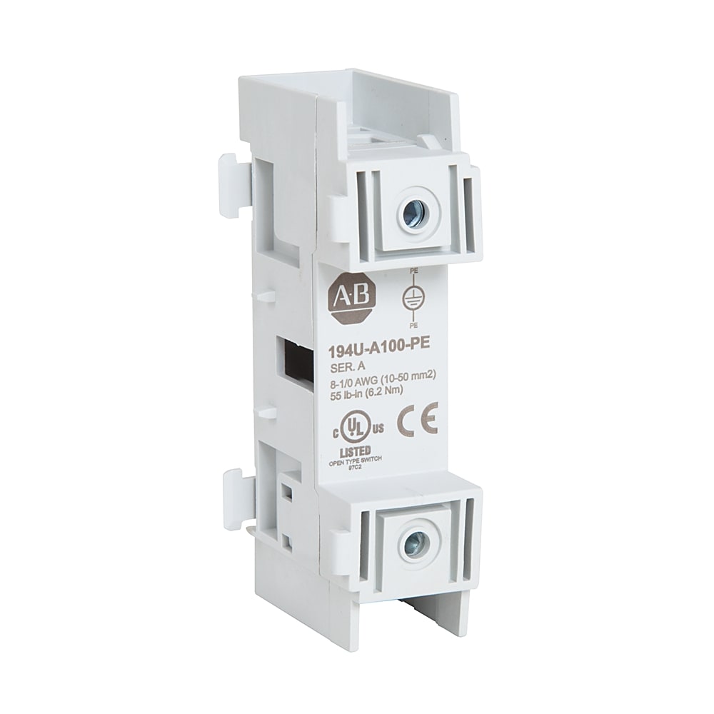Allen-Bradley - 194U Ground Terminal,100A Base/DIN Mount