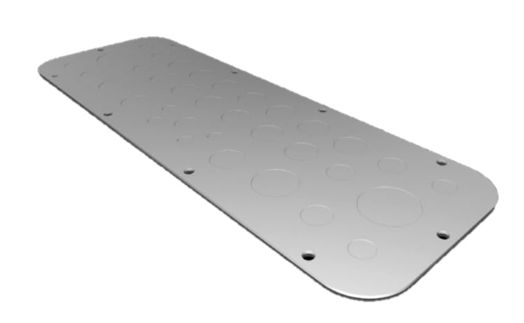 Rittal - SZ Metall-Flanschplatte, fuer AX, mit me