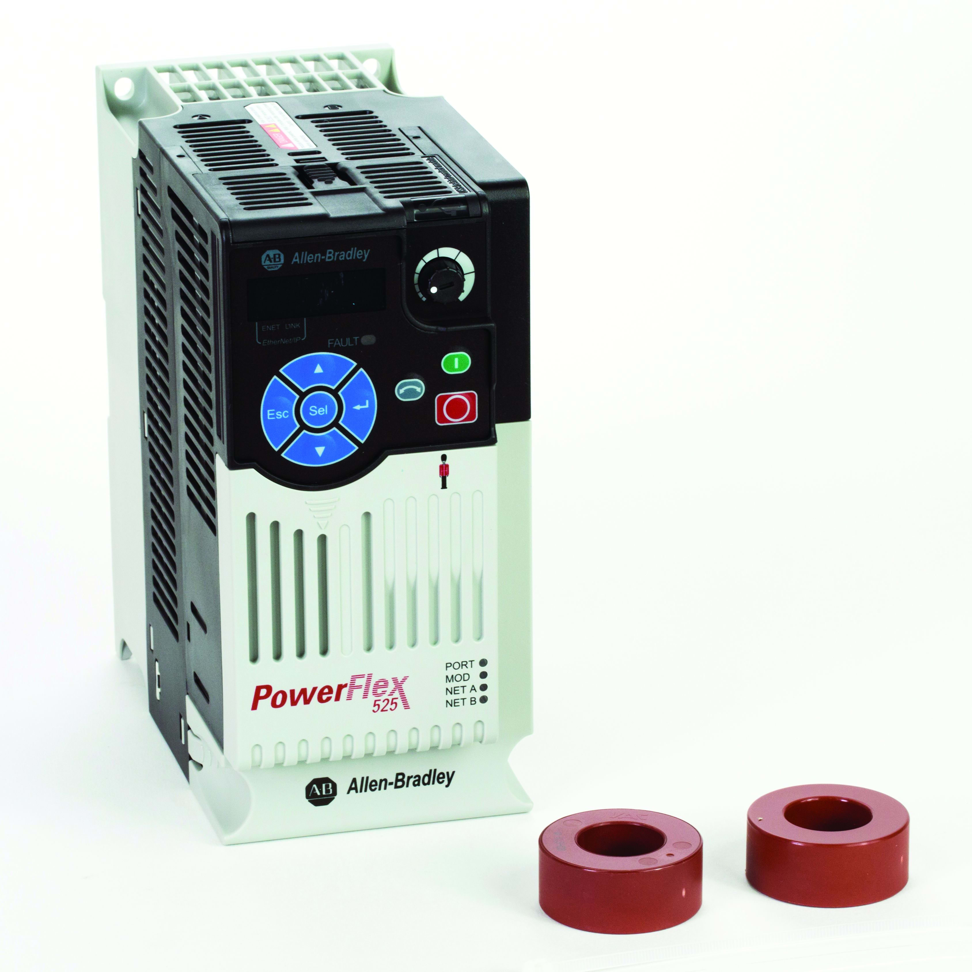 Allen-Bradley - PF 525, 4kW, 10.5A, 3ph 480V, IP20, EMC