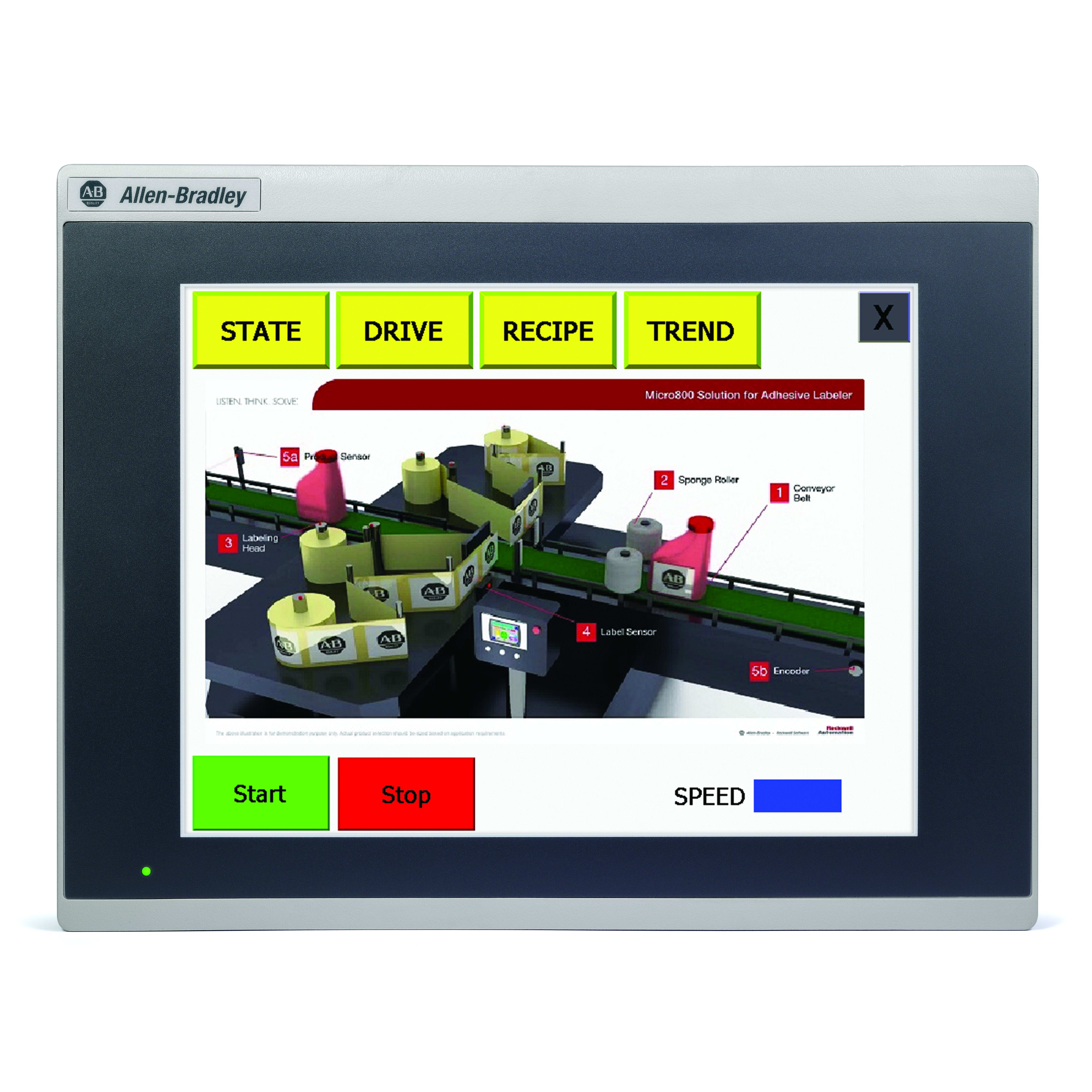 Allen-Bradley - PANELVIEW 800,10.4 in HMI Terminal Touch