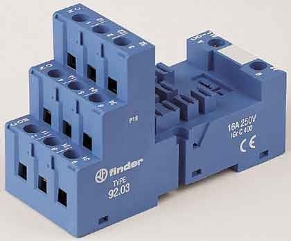 Finder - 92.03 Schraubfassung, blau