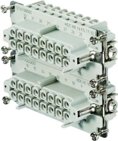 Weidmuller - HDC HE 16 FS 17-32 f. Industri