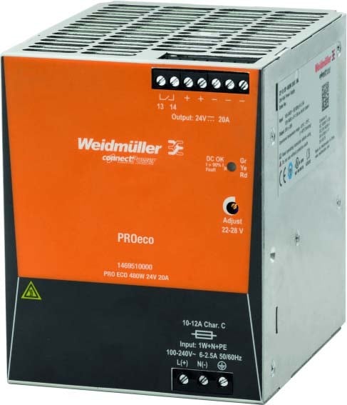 Weidmuller - PRO ECO 480W 24V 20A