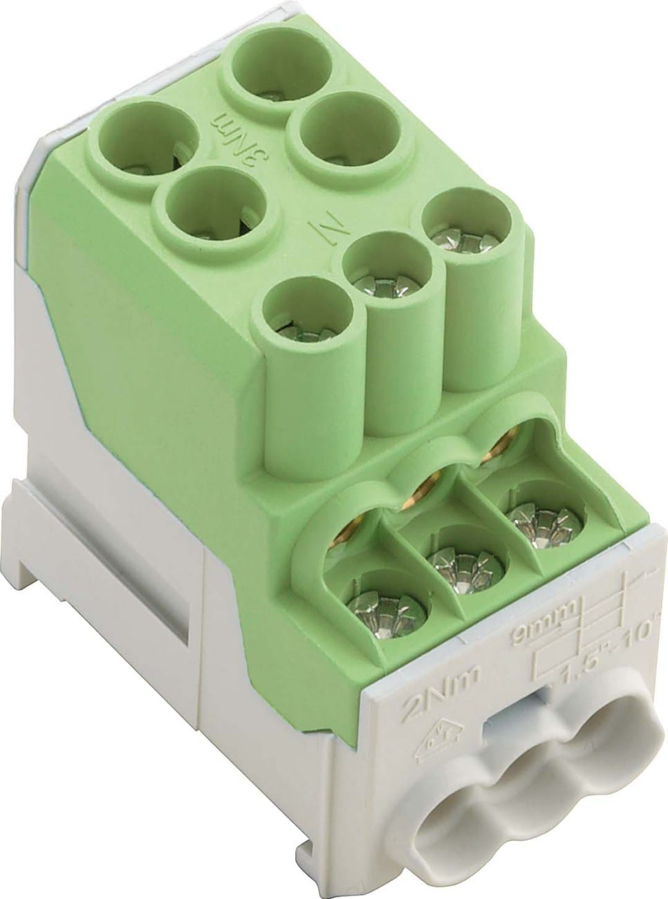 Weidmuller - WPD 100 2X25/6X10 GN Klemme