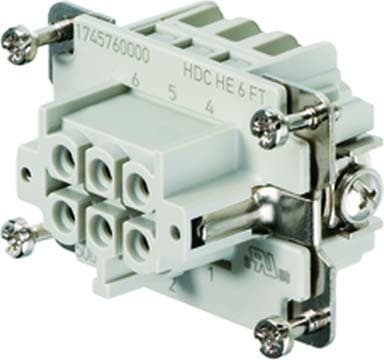 Weidmuller - HDC HE 6 FT Kontakteinsatz fuer Industri
