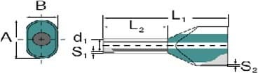 Weidmuller - H0,75/19TS ZH HBL Aderendhuelse