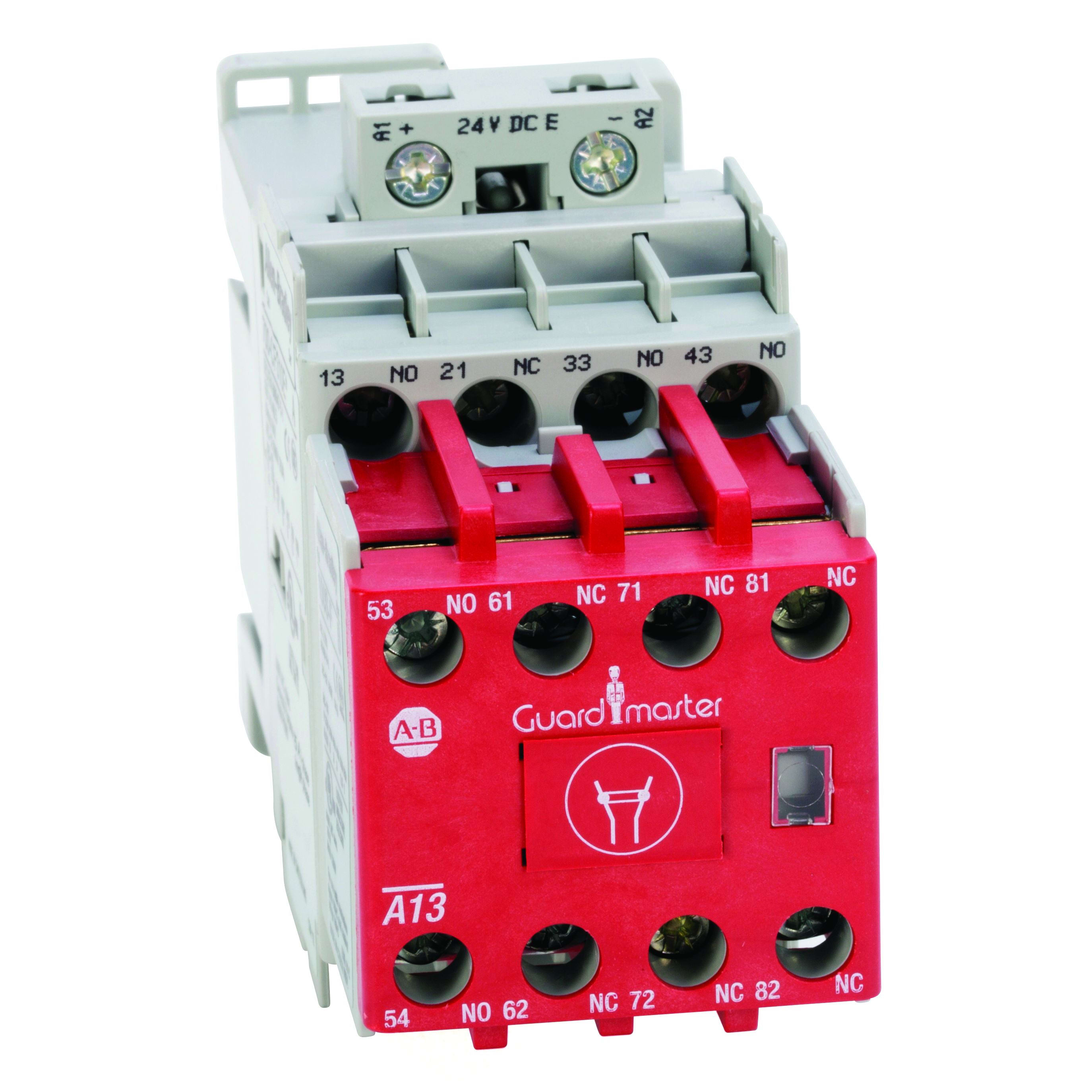 Allen-Bradley - Sicherheits-Hilfsschuetz,4N.O.,24VDCm.D.
