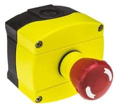 Allen-Bradley - Gehaeuse, 1 Loch Metall, mit Not-Aus