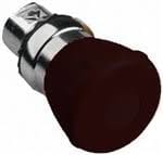 Allen-Bradley - Pilztaste 40mm, schwarze Druckplatte