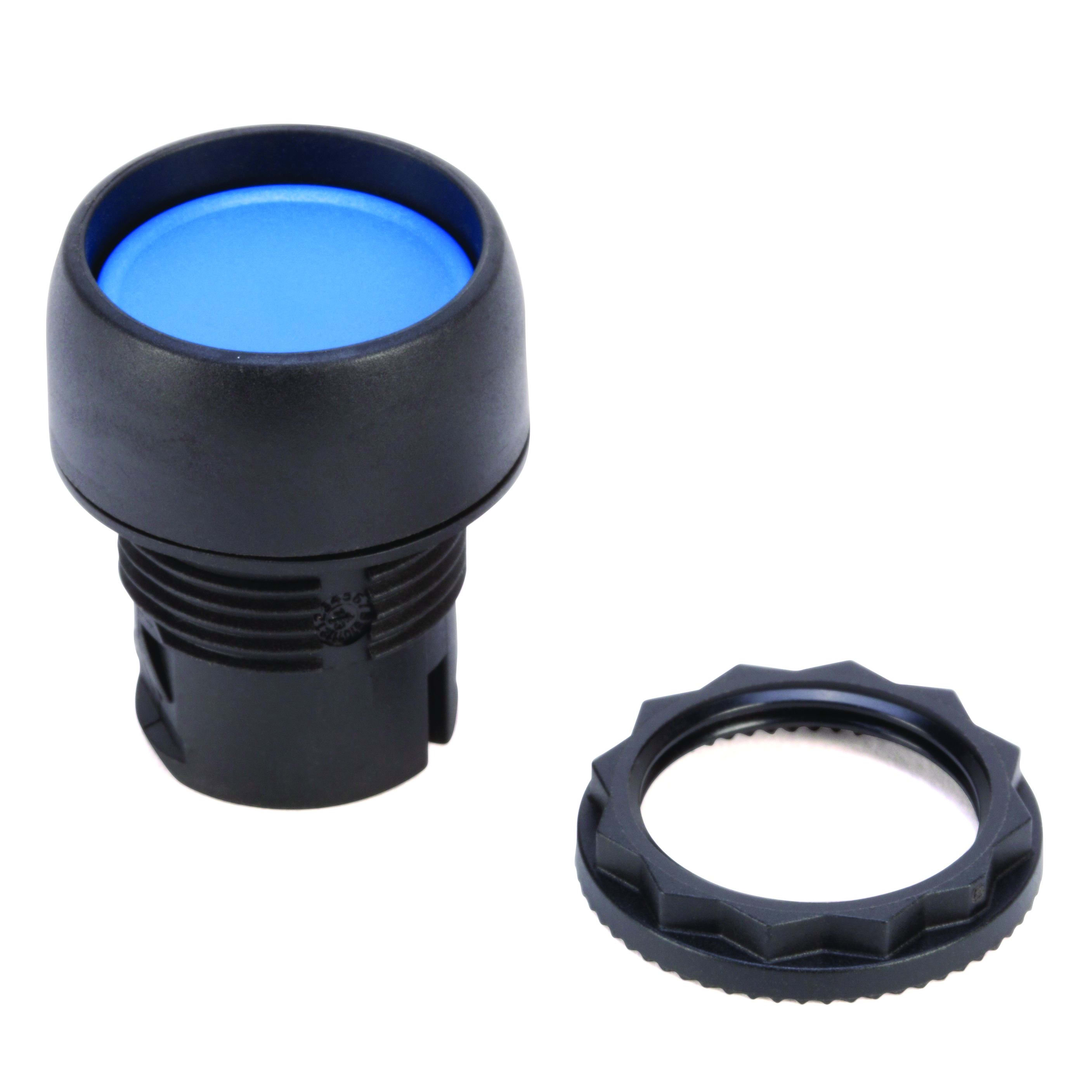 Allen-Bradley - Drucktaste,beleuchtet,KS,Flach,blau
