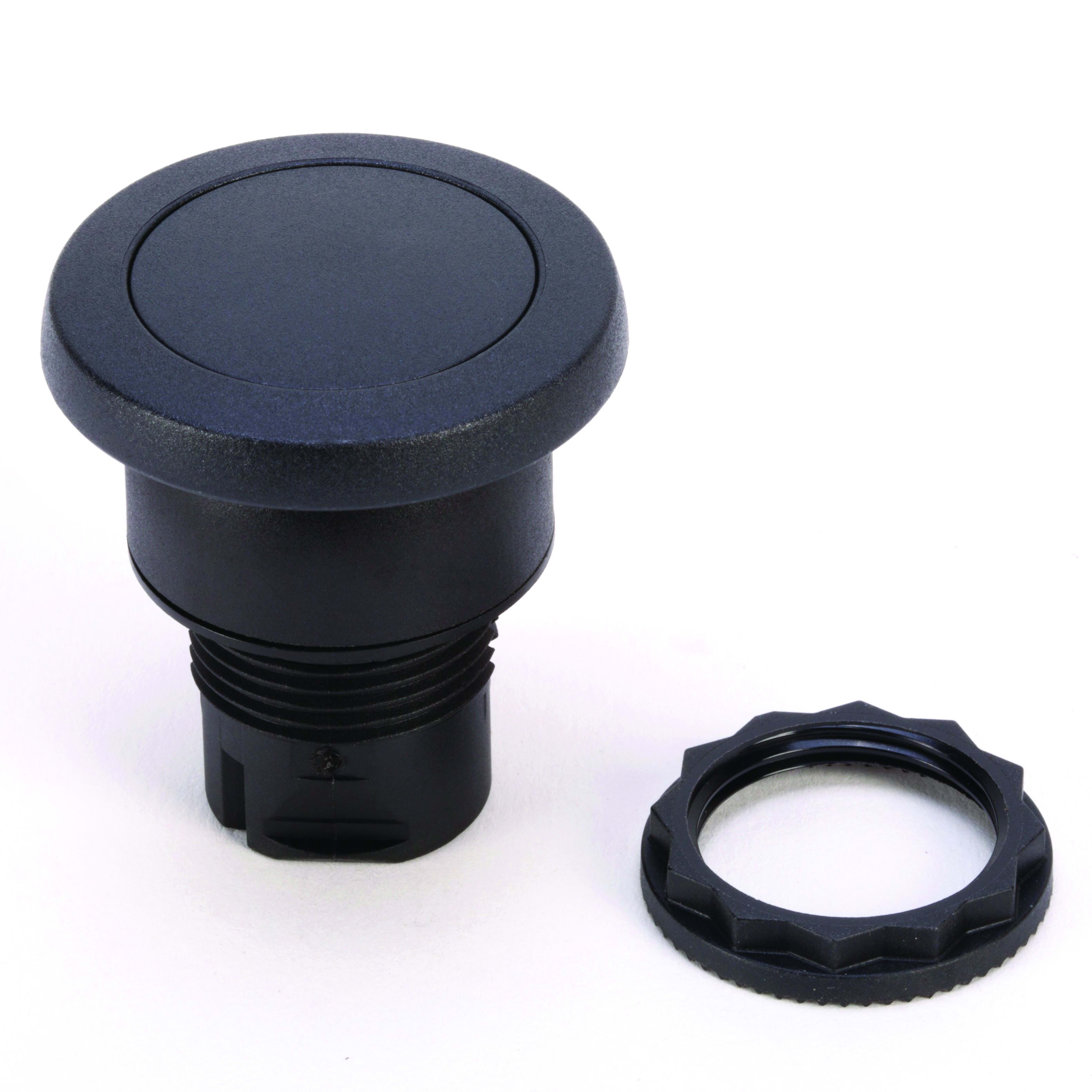 Allen-Bradley - Pilztaste 40mm, schwarze Druckplatte