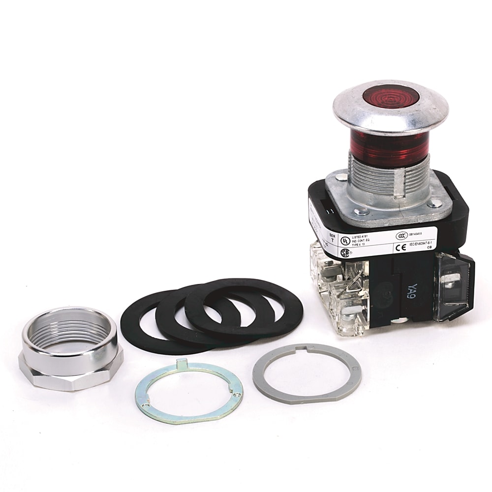 Allen-Bradley - 30mm Push-Pull Device 12-130V AC/DC
