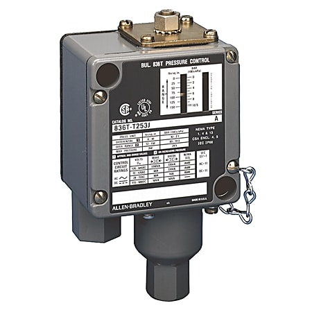 Allen-Bradley - SWITCH PRESSURE 600V AC MAX 5 AMP MAX