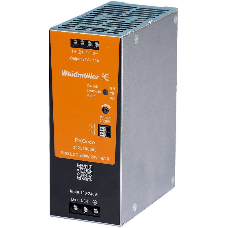 Weidmuller - PRO ECO 240W 24V 10A II Wechselstromvers
