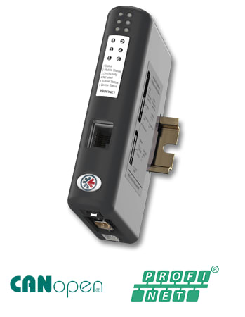 HMS - Profinet, X-gateway CANopen master/Slave