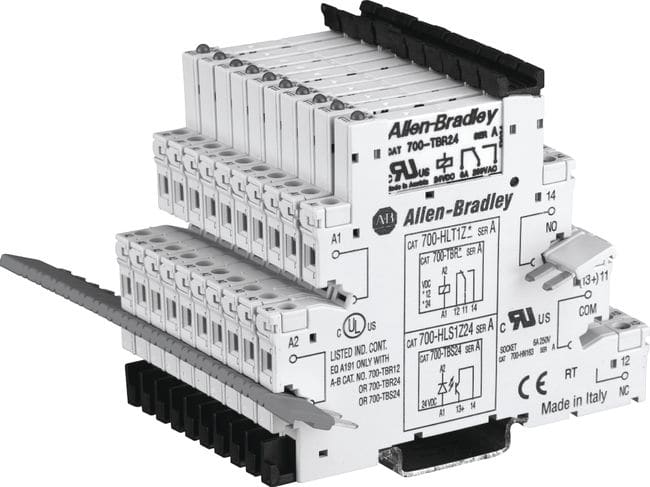 Allen-Bradley - Relais,12V DC,Silberkontakt(Abg.zu je10)