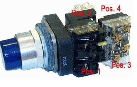 Allen-Bradley - Drucktaste weiss